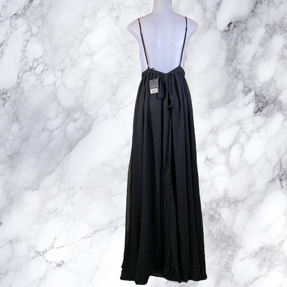 Michael Costello x REVOLVE Justin Gown in Black - Picture 7 of 10